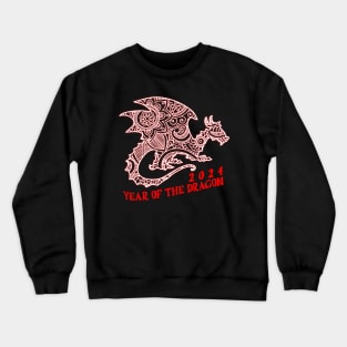 2024 Year of the Dragon, Hello 2024, Year of the Dragon 2024, Happy New Year 2024 Crewneck Sweatshirt